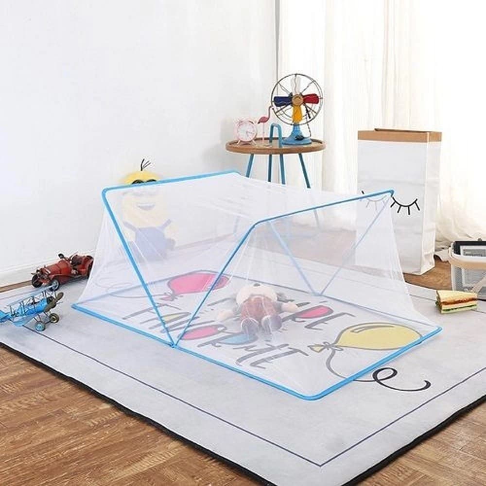 🦟 Rede Mosquiteira Dobrável p/ Cama Casal – Proteção Contra Mosquitos e Praticidade p/ Viagens 🛏️