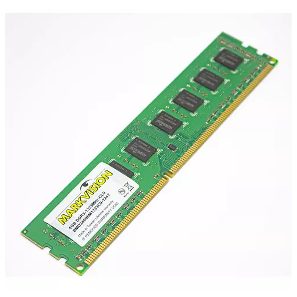 Memória RAM verde 4GB 1 Markvision MVD34096MLD-13 Kingston Kvr1333d3s8n9/2GB