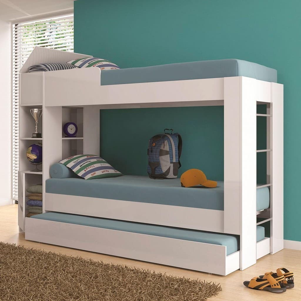Beliche Cama Auxiliar Ditália Treliche CM-15 Branco