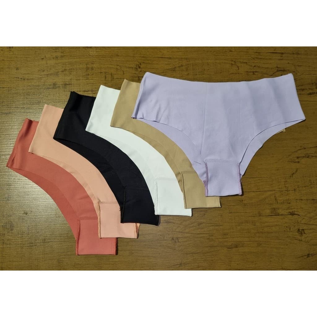 Kit 10 Calcinhas Tanga cos alto Conforto Sem Costura Corte A Laser não Marca poliamida