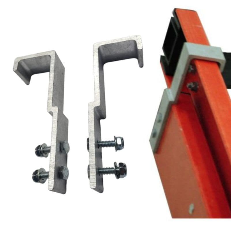 ACESSÓRIO / REPOSIÇÃO Escada em Fibra de Vidro Profissional Suporte L Cantoneiras Superior WBertolo