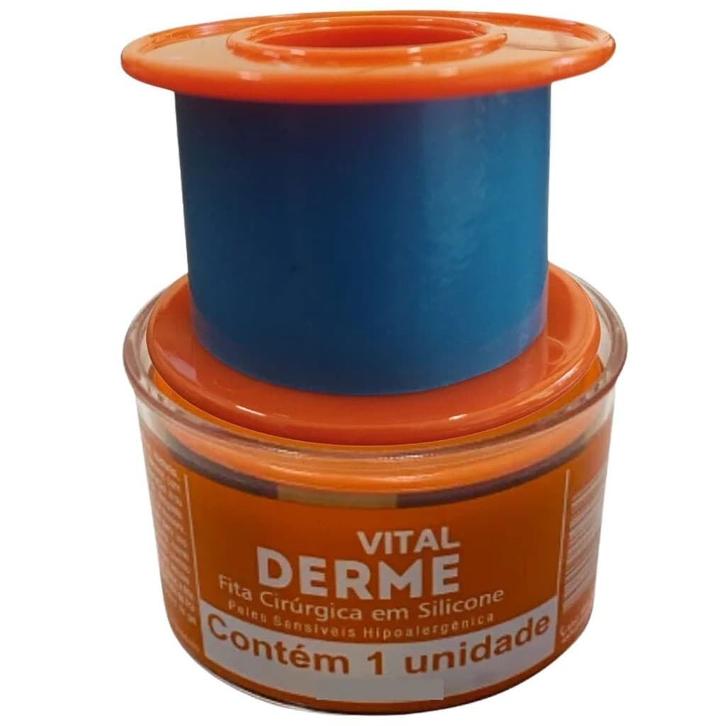 Fita de Silicone Para Cicatriz/Queloide 2.5cm x 1.5 metros Vital Derme