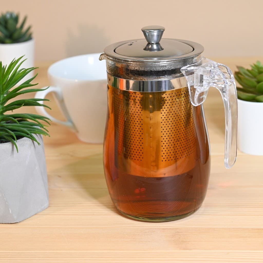 Chaleira de Vidro para Chá Com Infusor 750ml Bule Para chás