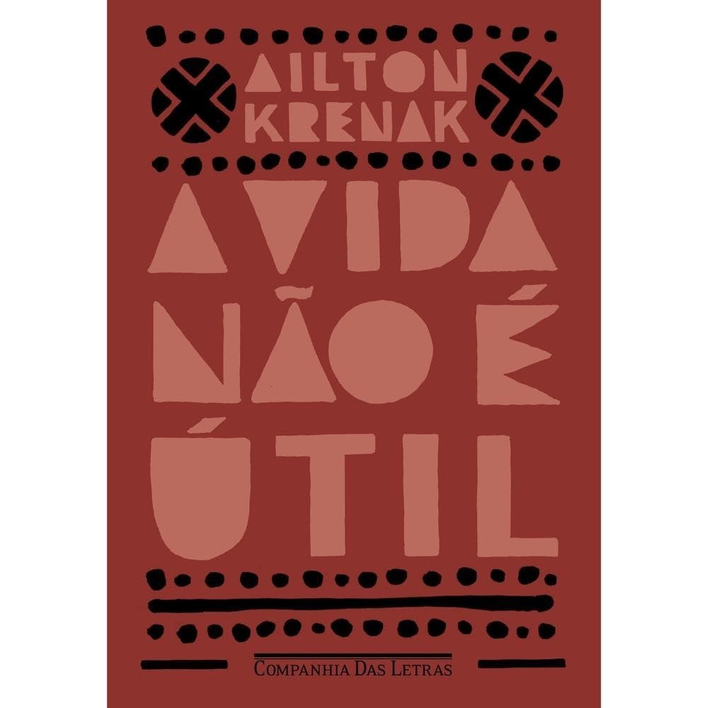 Livro A vida não é útil - capa comum