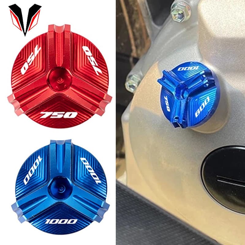 Para SUZUKI GSXR 600 750 1000 GSX-R GSXR600 GSXR750 GSXR1000 CNC Enchimento Tampa Do Filtro De Óleo Acessórios XADV 750 