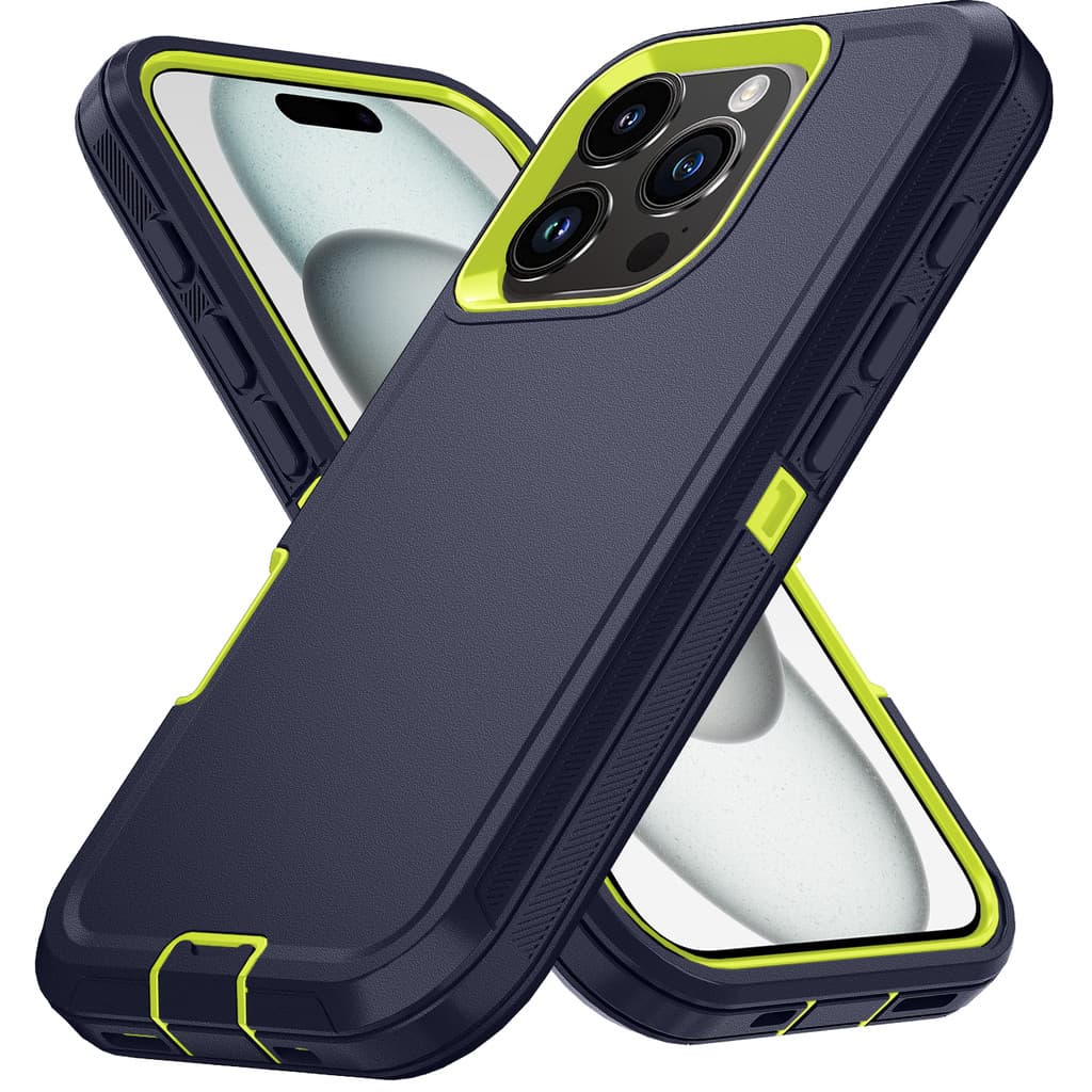 Armadura À Prova De Choque Defender Caso De Telefone Para iphone 11 12 13 14 15 16 Pro Max Duro PC + TPU Capa Traseira