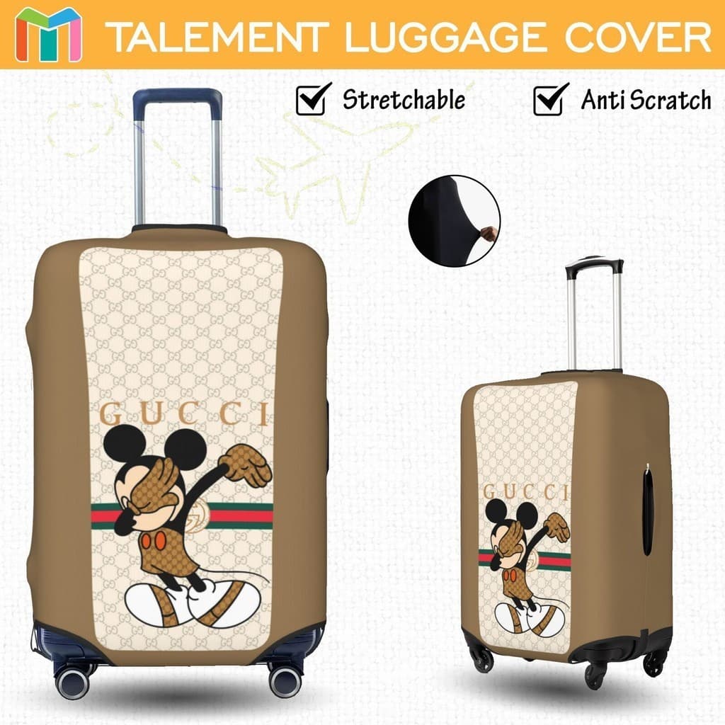 Capa para Mala de Viagem Disney Personalizada De Elasticidade Protetor de Mala de Viagem 10kg 23kg Adequado para Malas de 10-32 polegadas A11