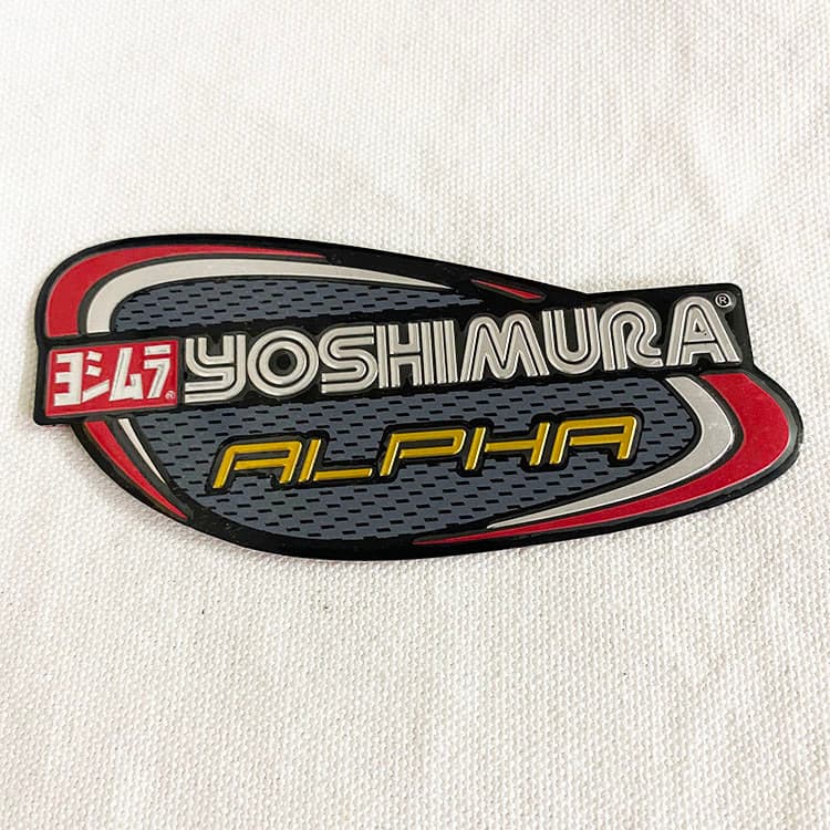 Adesivos Decalque Para Tubo De Escape De Motocicleta Em Alumínio Alpha Emblem Logo Adesivo