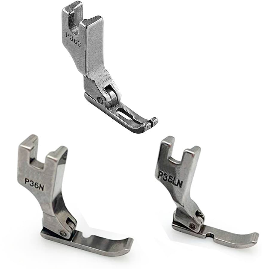 3 Calcador Aplicar Ziper Estreito Vivo Costura Confeccao Ind