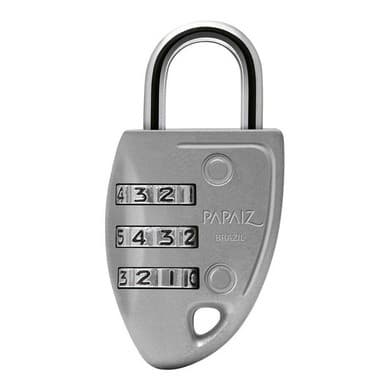 Cadeado Segredo Com Senha 30mm Cs2 Zamac Prata/Preto - Papaiz