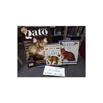 101 Sugestoes Como Cuidar do seu Gato a10b1 autor Amdrew Kit 3 Livros Leitura em Casa Mlivre