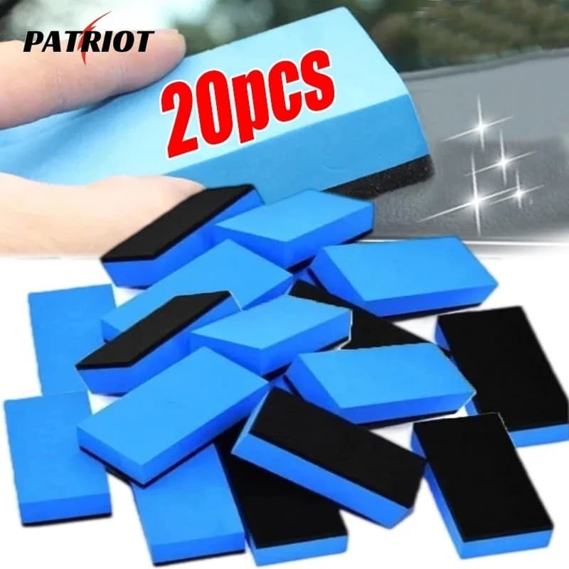 [PATRIO] 5/10/20pcs Escova De Esponja De Espuma De Polimento De Carro Revestimento Cerâmico Vidro Nano Aplicador Almofad