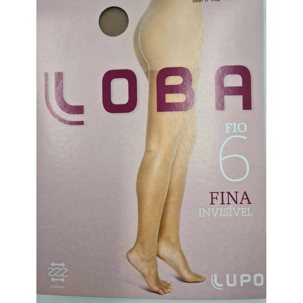 Meia Calça Fio 6 Invisivel Loba Lupo 5870-002
