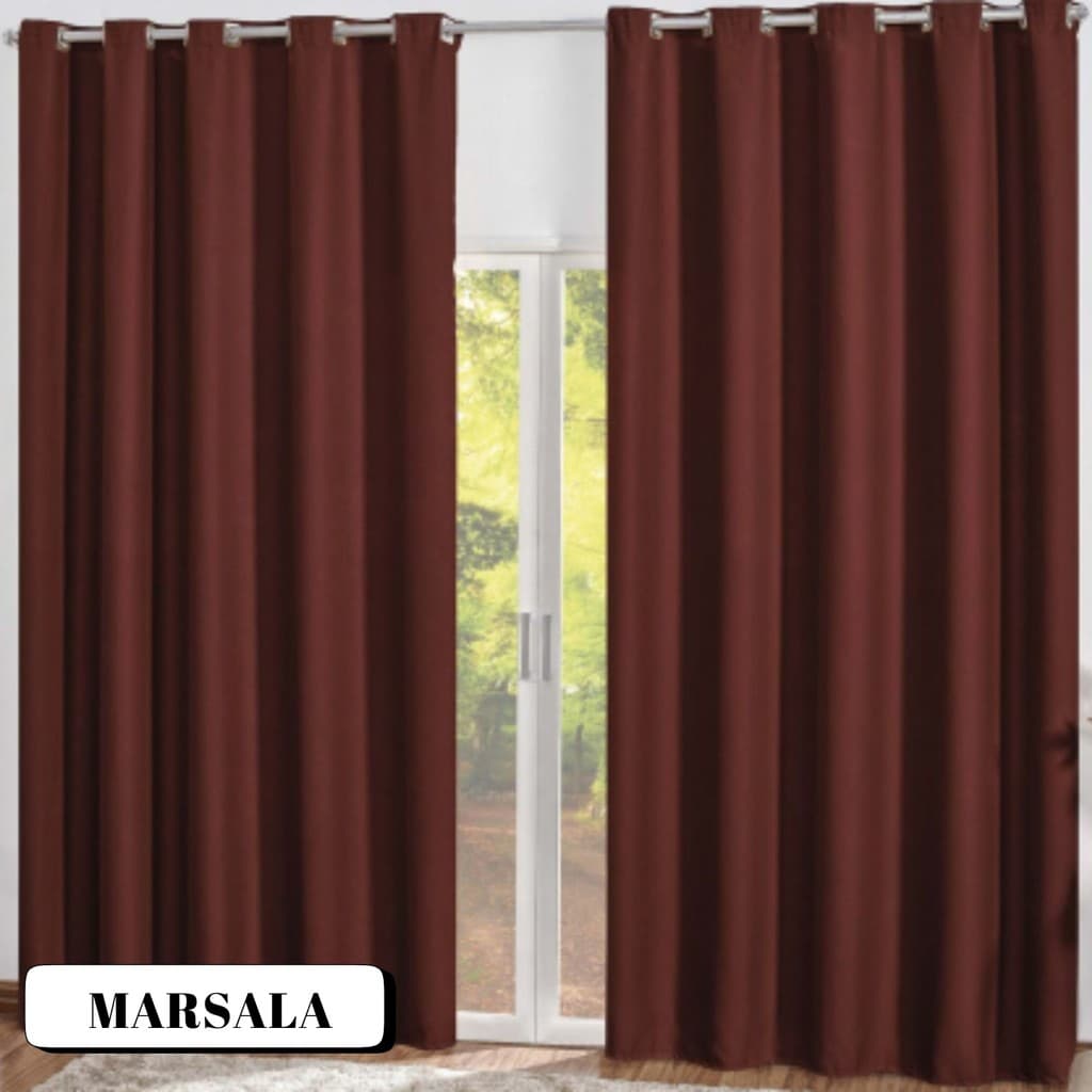 Cortina Blackout 2,80m x 2,30m | Corta Luz para Sala e Quarto – Blecaute Decorativo em Várias Cores