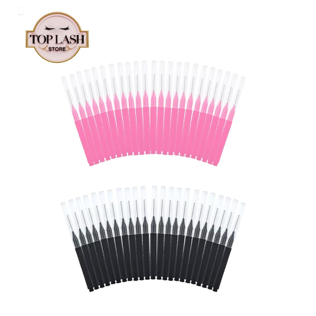 Kit de Mini Escovas para Lash Lifting e Brow Lamination | Higiene e Limpeza Interdental.