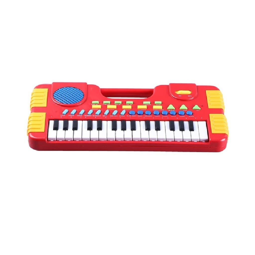 Tecladinho de Brinquedo Infantil 31 Teclas Vermelho My Music
