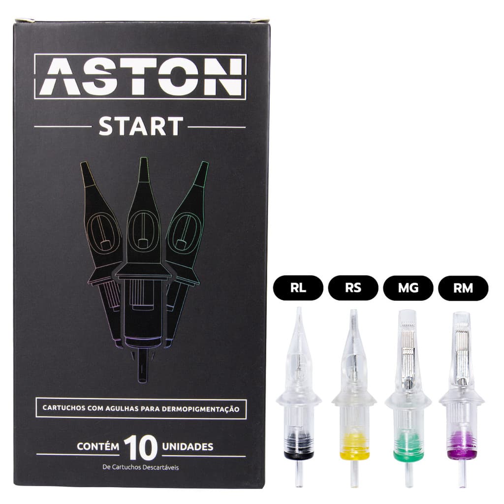 CARTUCHOS ASTON START (RL - 0,30MM) COM 10 UNIDADES
