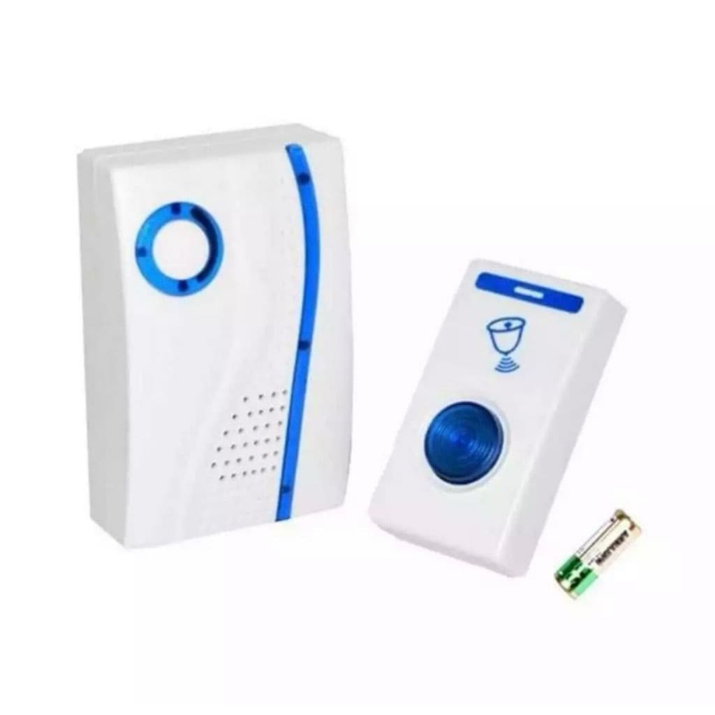 Campainha Sem Fio  Residencial Com Tomada 100 Metros De Alcance Bivolt