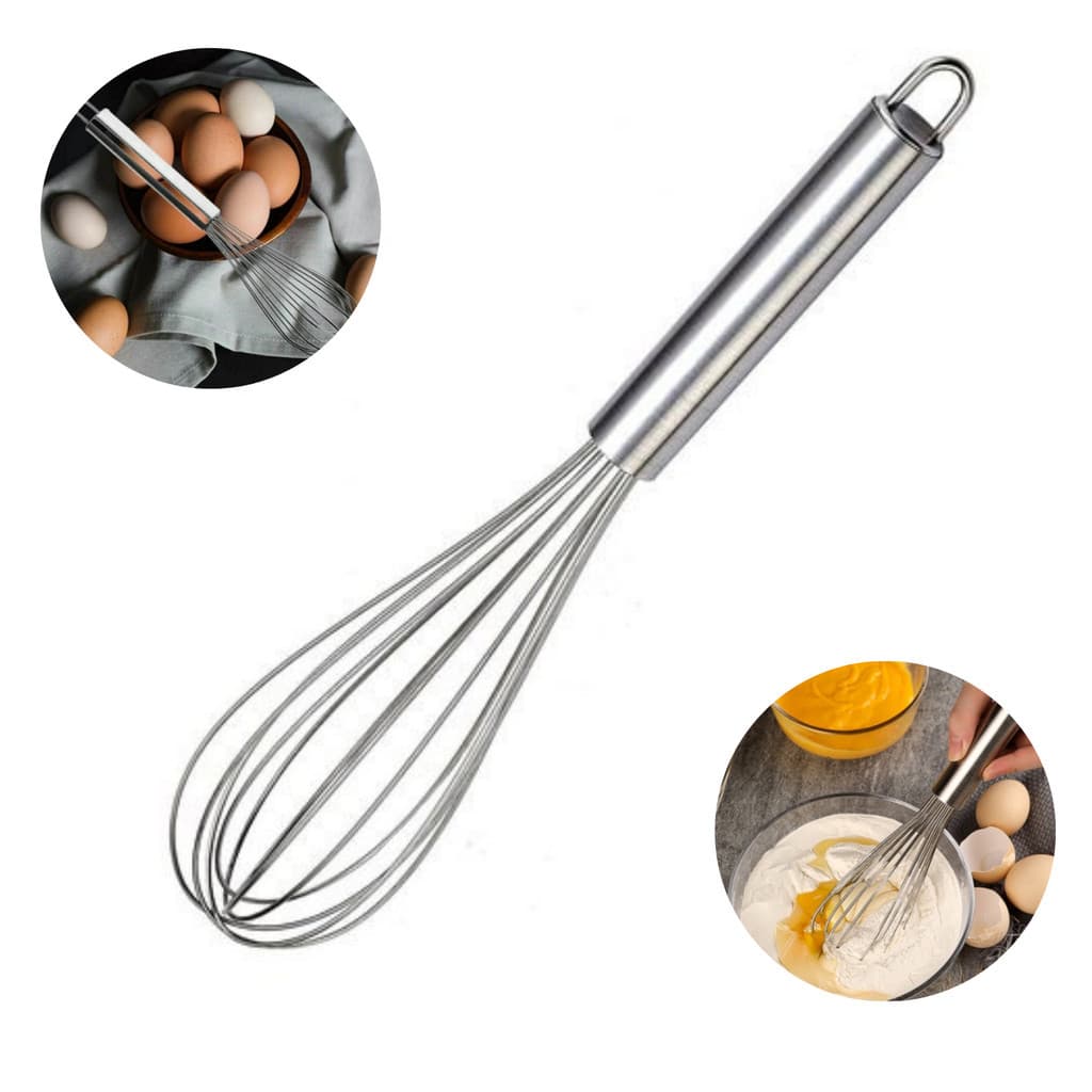 Batedor de ovos Massas Bolos Foet Fue Profissional Inox