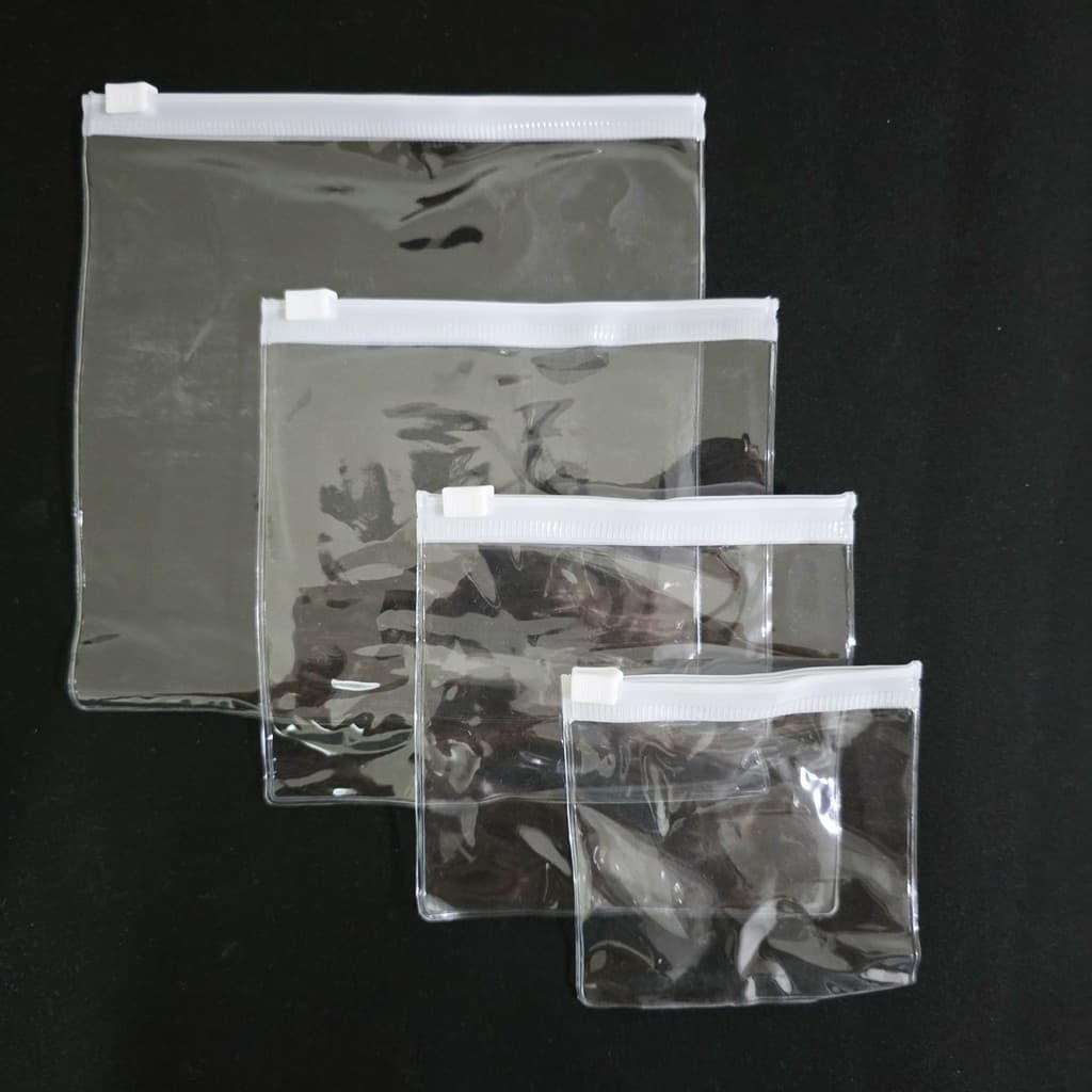 Sacos Zip PVC Incolor Transparente 10 unidades organização casa semi joia bijouteria vários tamanhos