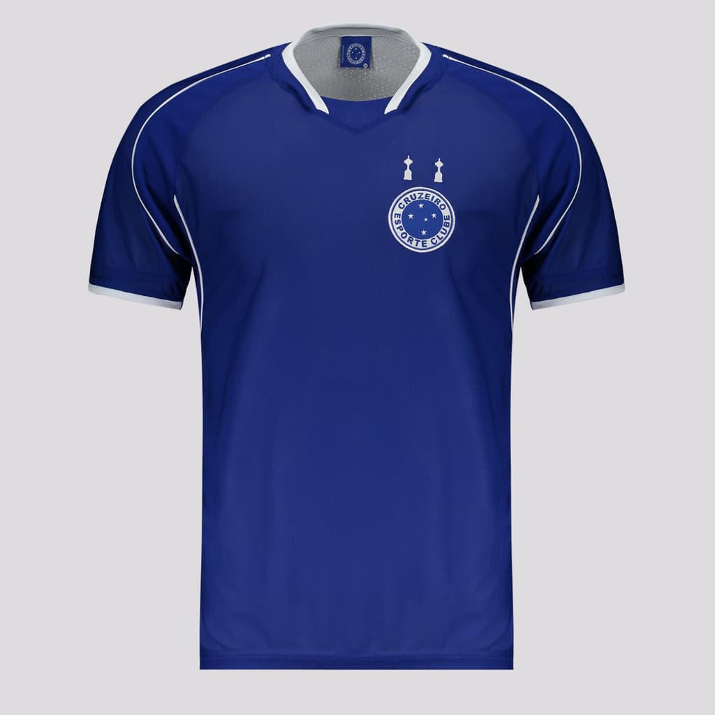 Camisa Cruzeiro Retrô 2003 Azul