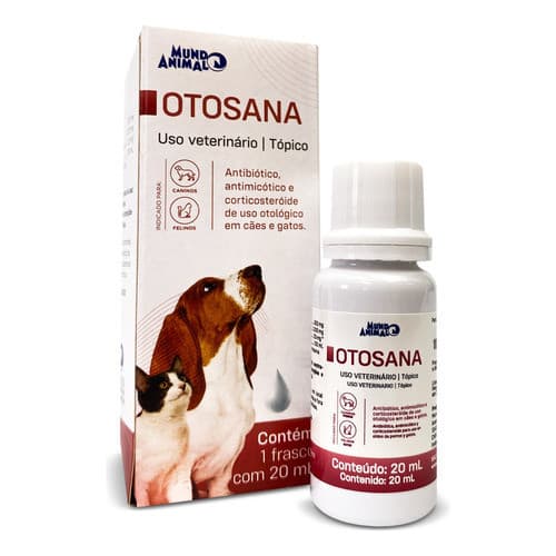 Oto Sana 20ml Solução Utópica Para Cães E Gatos Mundo Animal