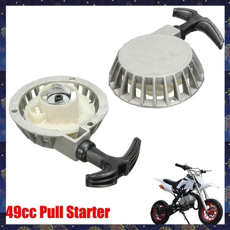 (P W X S) Partida De Puxar Para 49CC Mini Moto Pocket Dirt Pit Bike ATV Alumínio