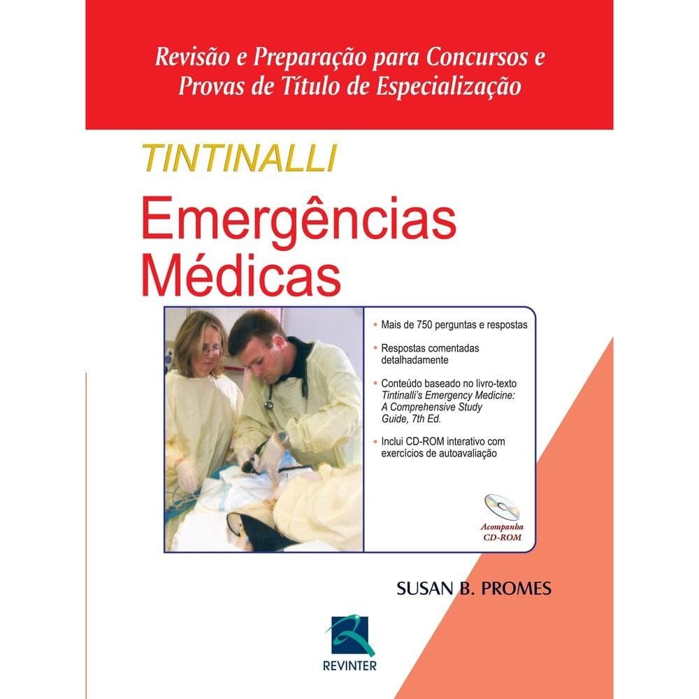 Livro  Tintinalli Manual Emergências Médicas por PROMES, SUSAN B. Editora GRUPO THIEME REVINTER por 