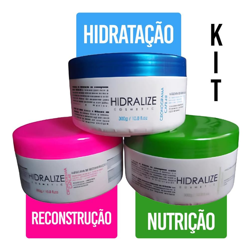 Cronograma Capilar Mascara Hidratacao Nutricao Reconstrucao