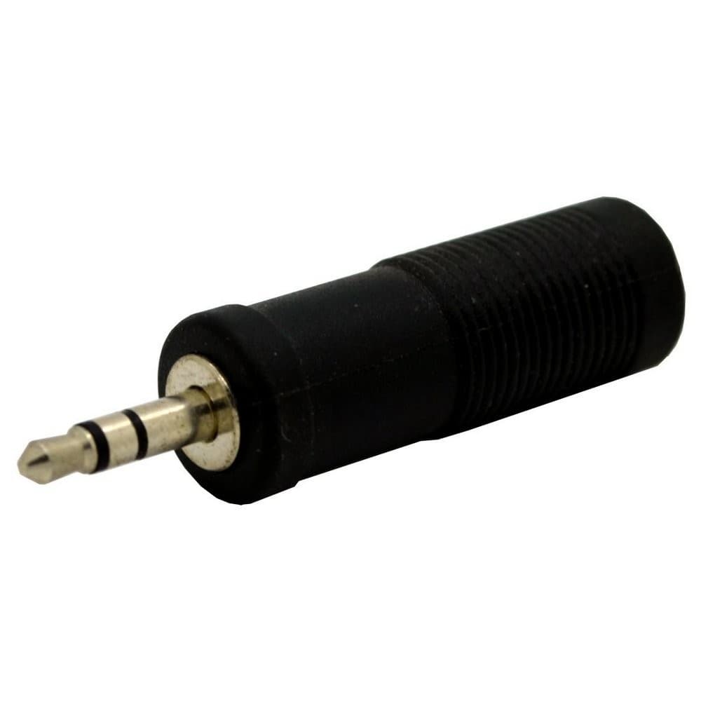 KIT C/5 Adaptador Plug Conector P2 Macho Estéreo para P10 Fêmea LE-5533