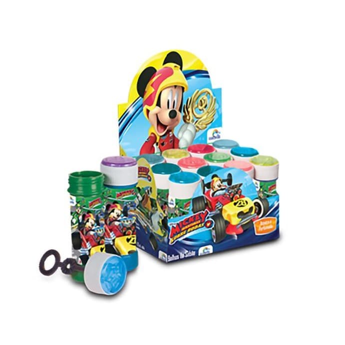 Brinquedo 12 Bolhas De Sabão Mickey Brasilflex