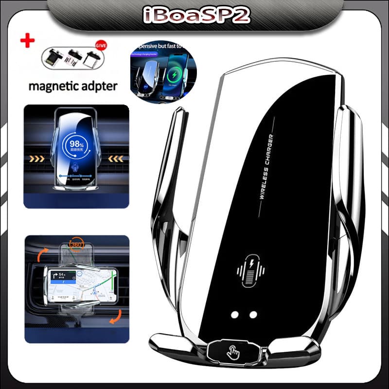 Carregador Sem Fio Suporte Carro De Celular Indução Com Ima