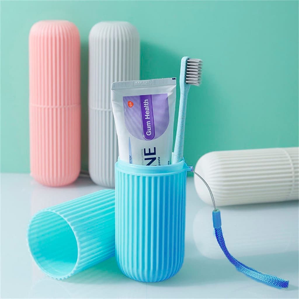 Porta Escova De Dente Estojo Multiuso Para Viagem Portátil Com Alça