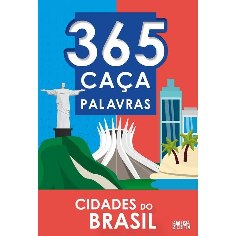 Livros 365 Caça-Palavras - Cidades do Brasil