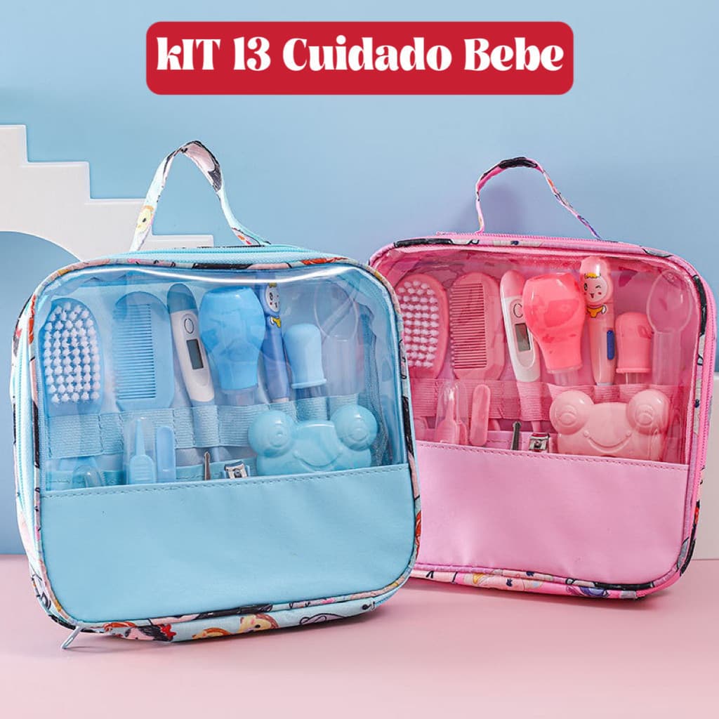 Kit 6/13 Higiene Cuidado Bebê Recém Nascido Essencial 6/13 Peças Cuidados Com O Bebê Recém