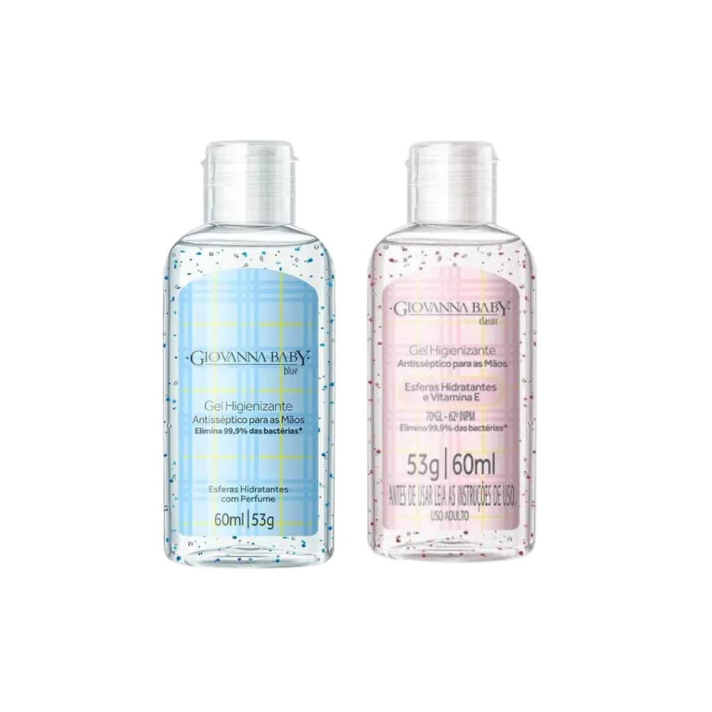 Álcool em Gel Higienizante Giovanna Baby 60ml 70º INPM