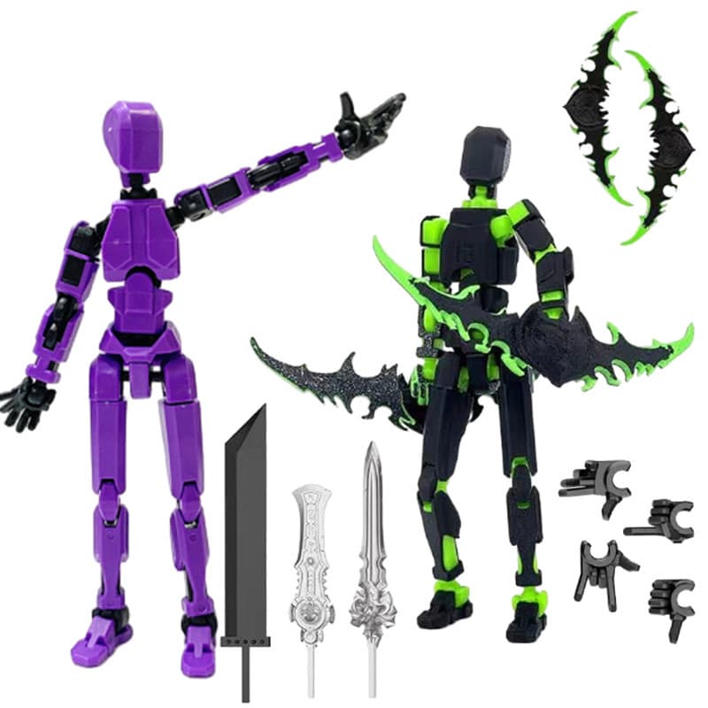 Dummy 13 Robot Action Figure Toy 3D Lucky 13 Doll Brinquedos Modelo Móvel De Ação