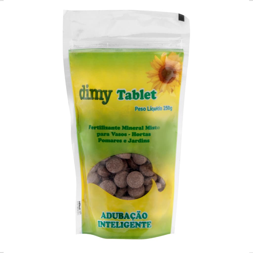 Fertilizante Mineral Adubo Liberação Lenta Tablet 250g Adubação Inteligente Enraizador Plantio Dimy