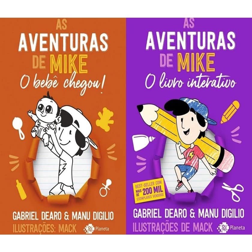 Livro As Aventuras De Mike - Livro 2 e 3 - Gabriel Dearo