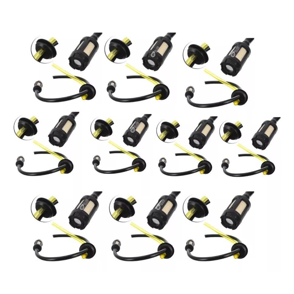 10X Filtro e Mangueira Para Roçadeira Gasolina 33/42/43/52/63cc