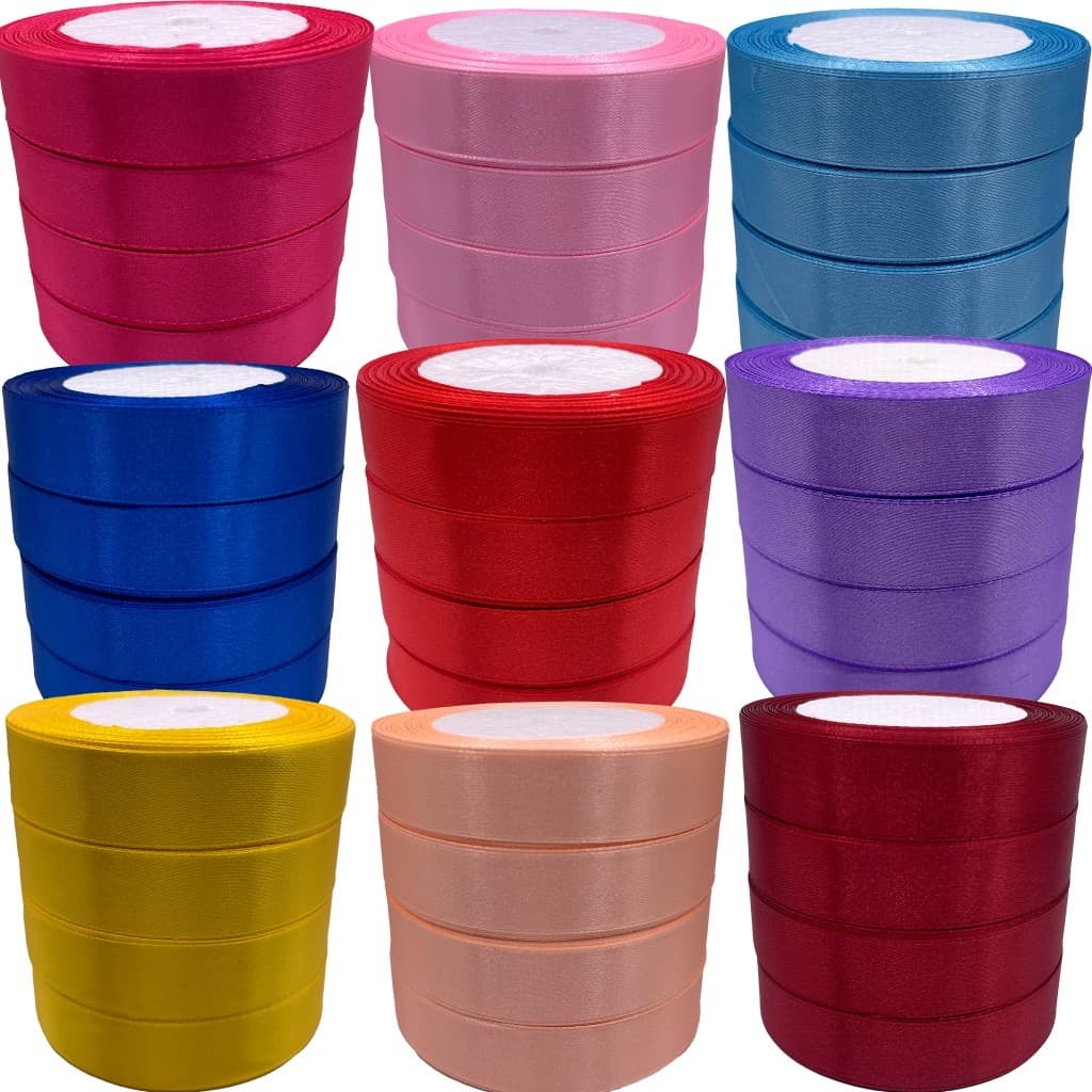 Fita cetim n 5 20mm Com 45 mts Diversas Cores