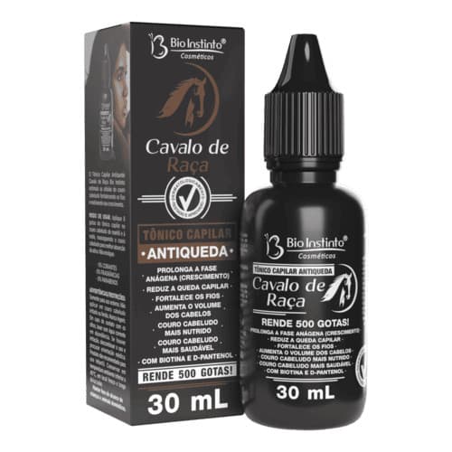 Tônico Capilar Antiqueda Cavalo de Raça 30ml - Bio Instinto