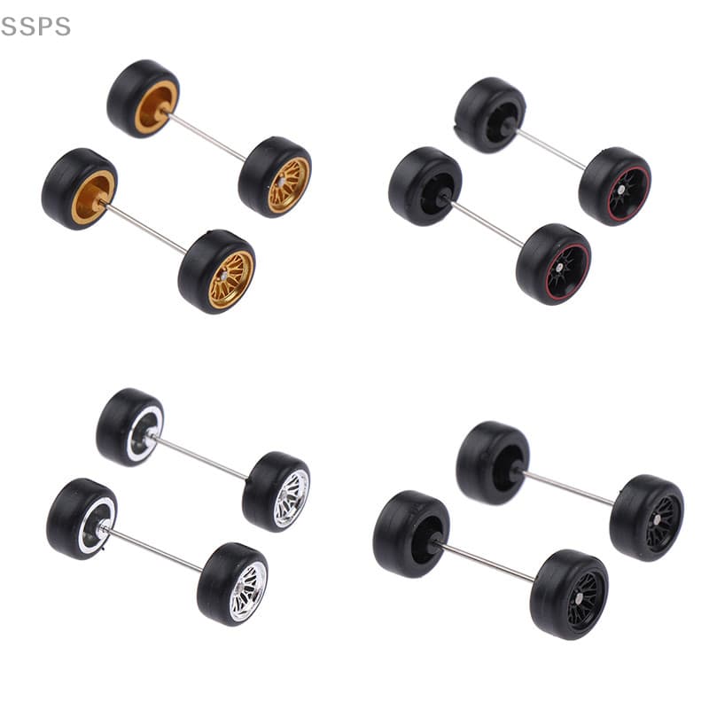[SSPS] Peças Modificadas Básicas ABS Inovadoras Para Hotwheels Tomica GT 1 Conjunto De Rodas De Carro Modelo 1/64 Com Pn