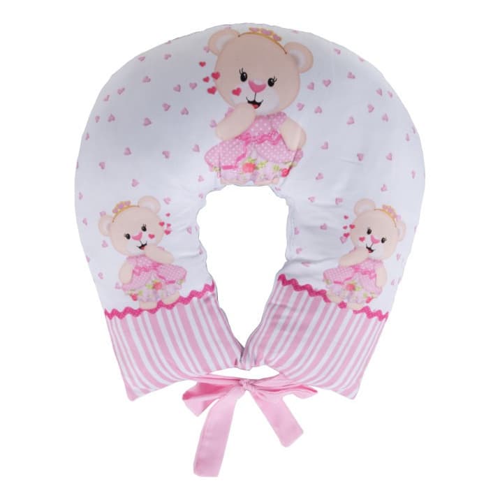 Almofada Amamentação Travesseiro Sublimado Algodão Menina/PRONTA ENTREGA/ENVIO IMEDIATO.