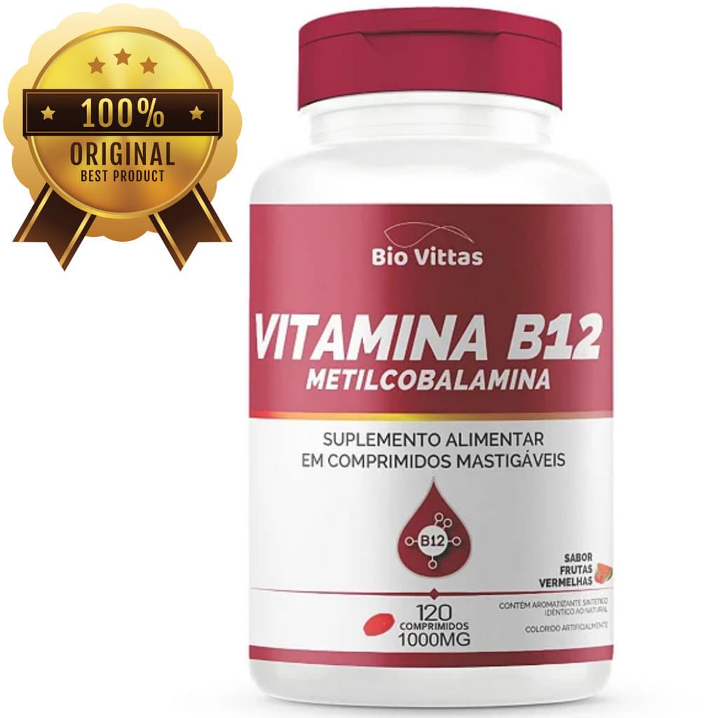 Vitamina B12 Metilcobalamina 1000mg – Energia e Vitalidade
