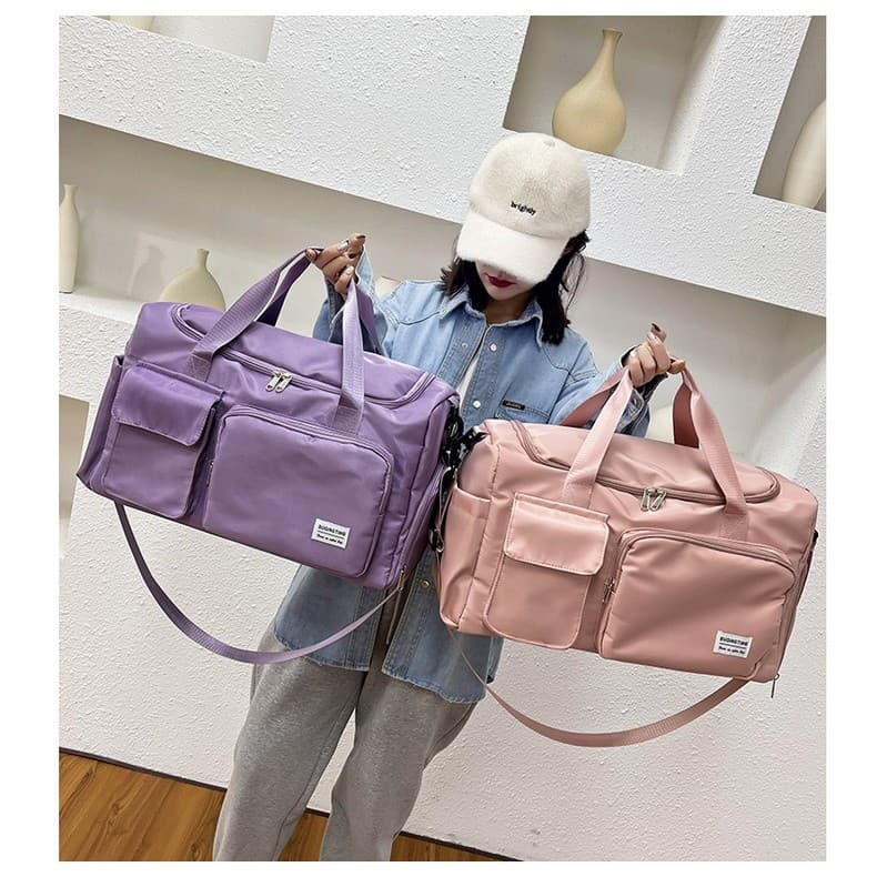 Bolsa De Viagem Sport Com Bolso Impermeável Alça Lateral 30L Capacidade 682