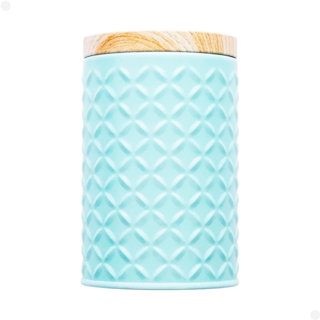 Lata Organizadora Multiuso de Metal Versatilidade Azul Yoss