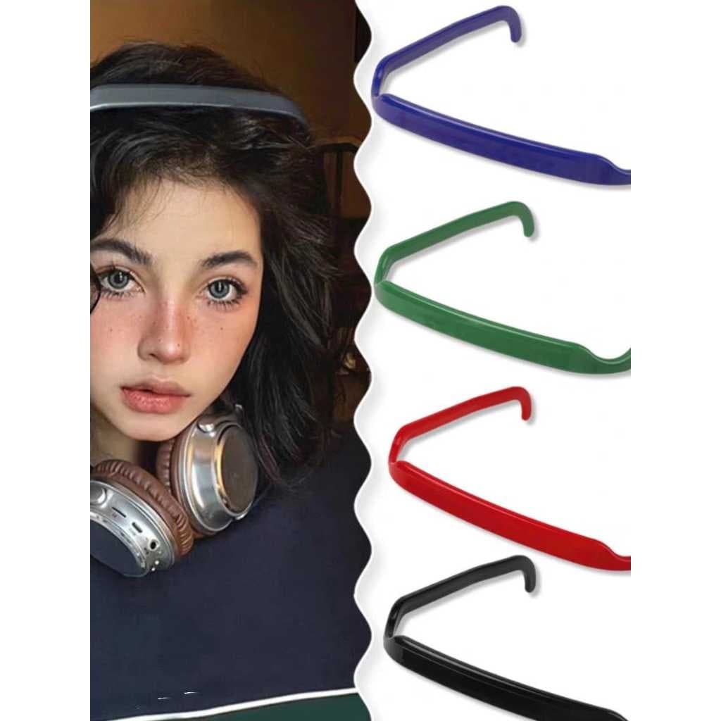 KIT  Tiara de Cabelo Quadrada Efeito Óculos de Sol -Viral TikTok Frete grátis