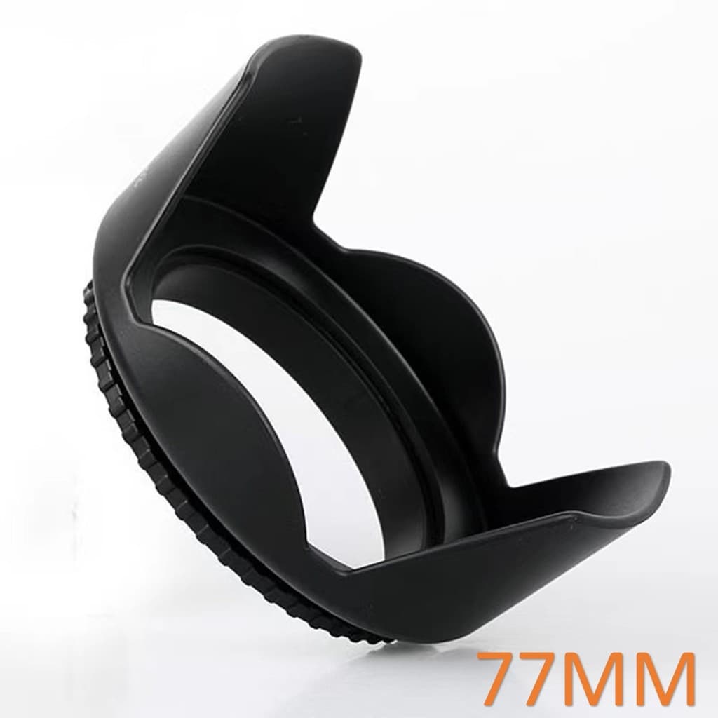 Parasol Ø 72mm p/ Lente Objetiva c/ Diametro  Tulipa Pétalas Para-Sol