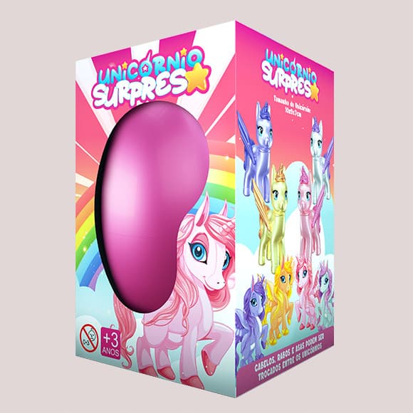 UNICÓRNIO OVO SURPRESA BRILHANTE